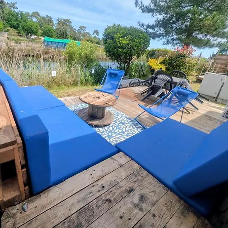 En Bord D'eau - Mobil-home Climatisé - Cap Ferret Chalet *