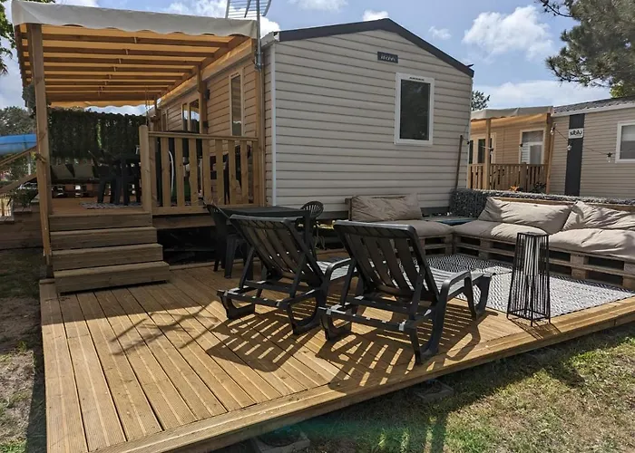 En Bord D'eau - Mobil-home Climatisé - Cap Ferret *